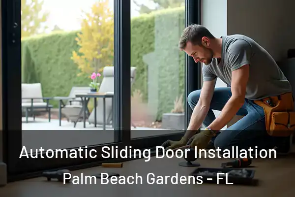 Automatic Sliding Door Installation Palm Beach Gardens - FL