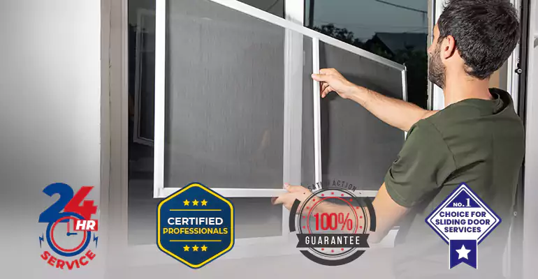 Sliding Screen Door Frame Repair in Palm Beach Gardens