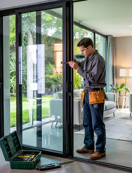 Professional Sliding Glass Door Lock Installation in Palm Beach Gardens, FL